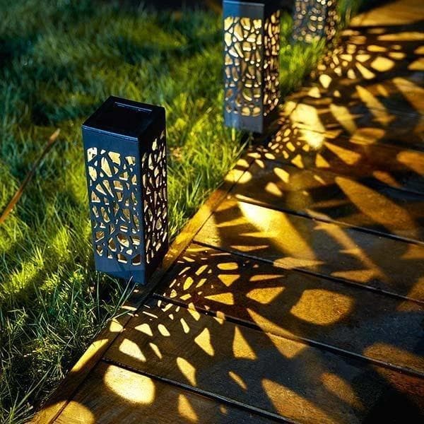 (€ 3.99 / PIECE) Lampe de jardin vintage à énergie solaire