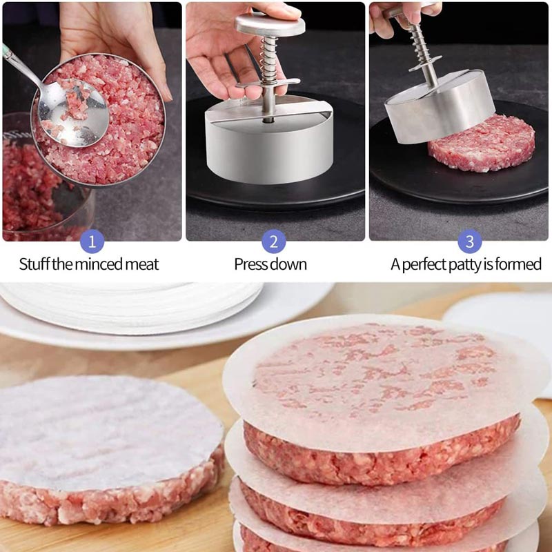 Presse à viande manuelle pour galettes de hamburger