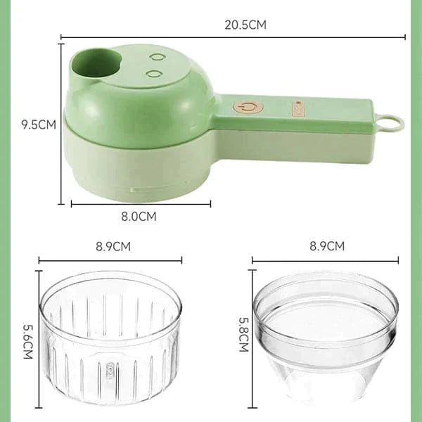 Coupe-légumes électrique portable 4 en 1