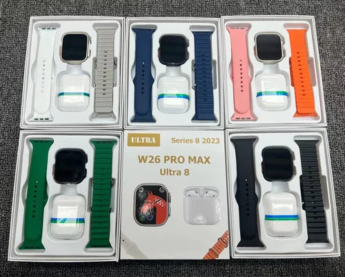 Montre intelligente série Ultra 49 mm, 2,2 pouces, montres de fitness pour femmes et hommes, modes d'exercice, applications de suivi du sommeil, montre résistante à l'eau pour iOS et Android