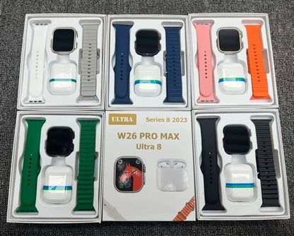 Montre intelligente série Ultra 49 mm, 2,2 pouces, montres de fitness pour femmes et hommes, modes d'exercice, applications de suivi du sommeil, montre résistante à l'eau pour iOS et Android