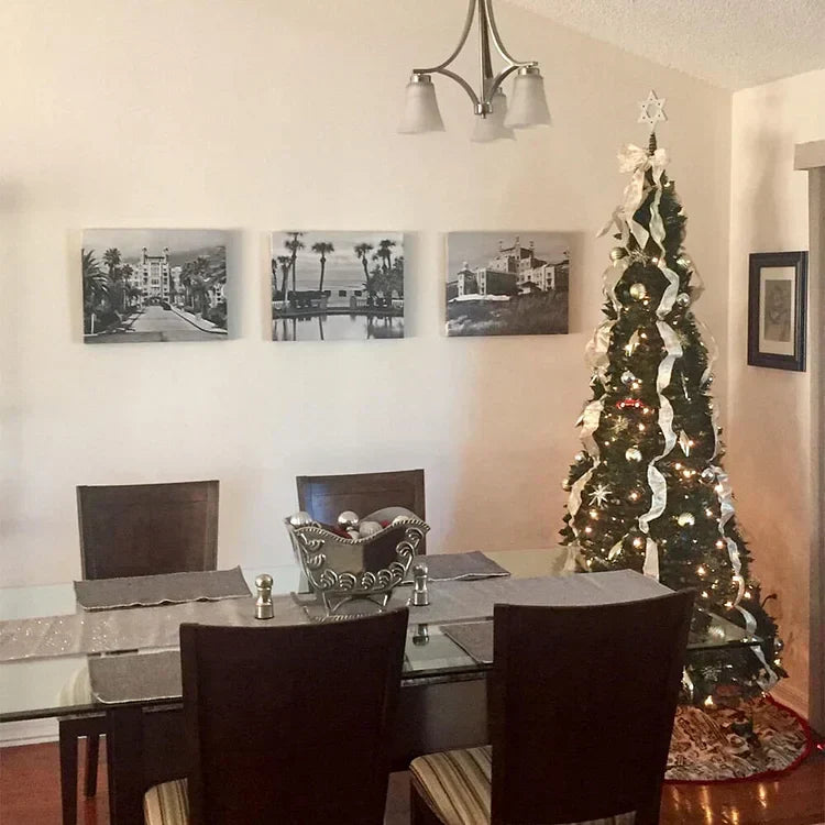 Sapin de Noël pré-décoré – Montage en 60 secondes 🎁🎄🎄