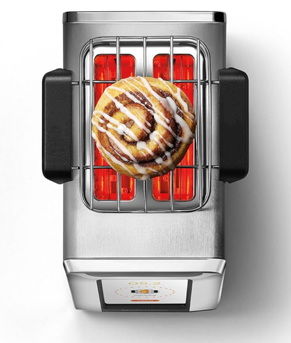 Grille-pain tactile haute vitesse, grille-pain intelligent 2 tranches avec technologie brevetée et mode panini 🍞👌