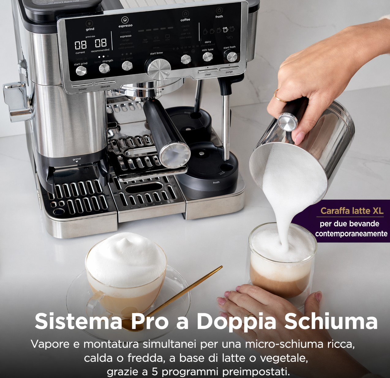 Macchina da Caffè Luxe Café Pro Series con Macinacaffè e Montalatte ☕️😍😍