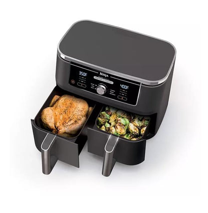 🔥 Friteuse à Air de 9.5L - 12.5L Litres à Double Panier 🍤 (Grande Capacité)