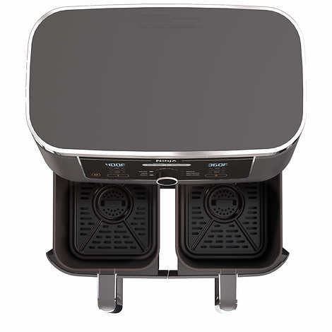 🔥 Friteuse à Air de 9.5L - 12.5L Litres à Double Panier 🍤 (Grande Capacité)
