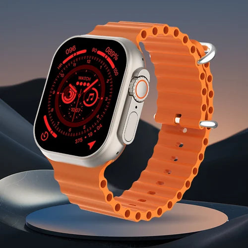 Montre intelligente série Ultra 49 mm, 2,2 pouces, montres de fitness pour femmes et hommes, modes d'exercice, applications de suivi du sommeil, montre résistante à l'eau pour iOS et Android