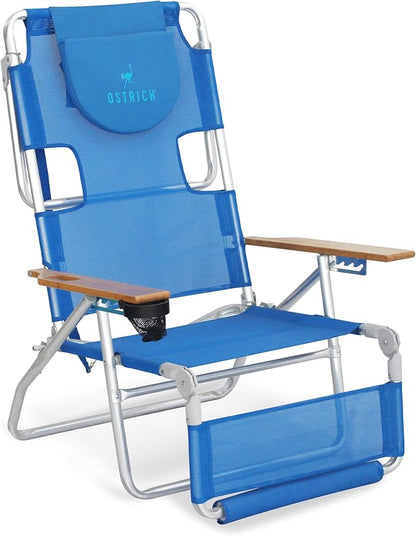 Sedia da spiaggia reclinabile portatile 3 in 1 con borsa termica 🎁