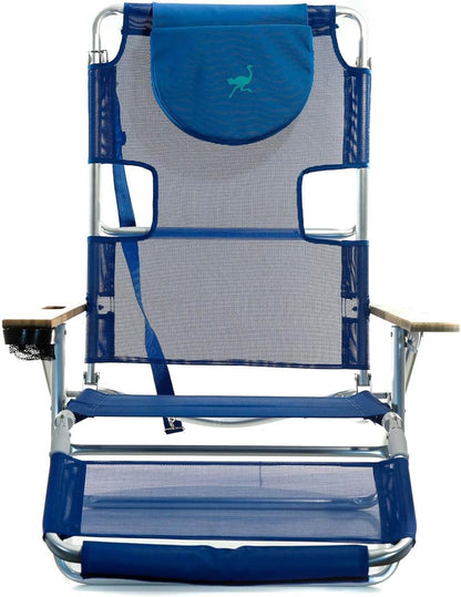 Sedia da spiaggia reclinabile portatile 3 in 1 con borsa termica 🎁