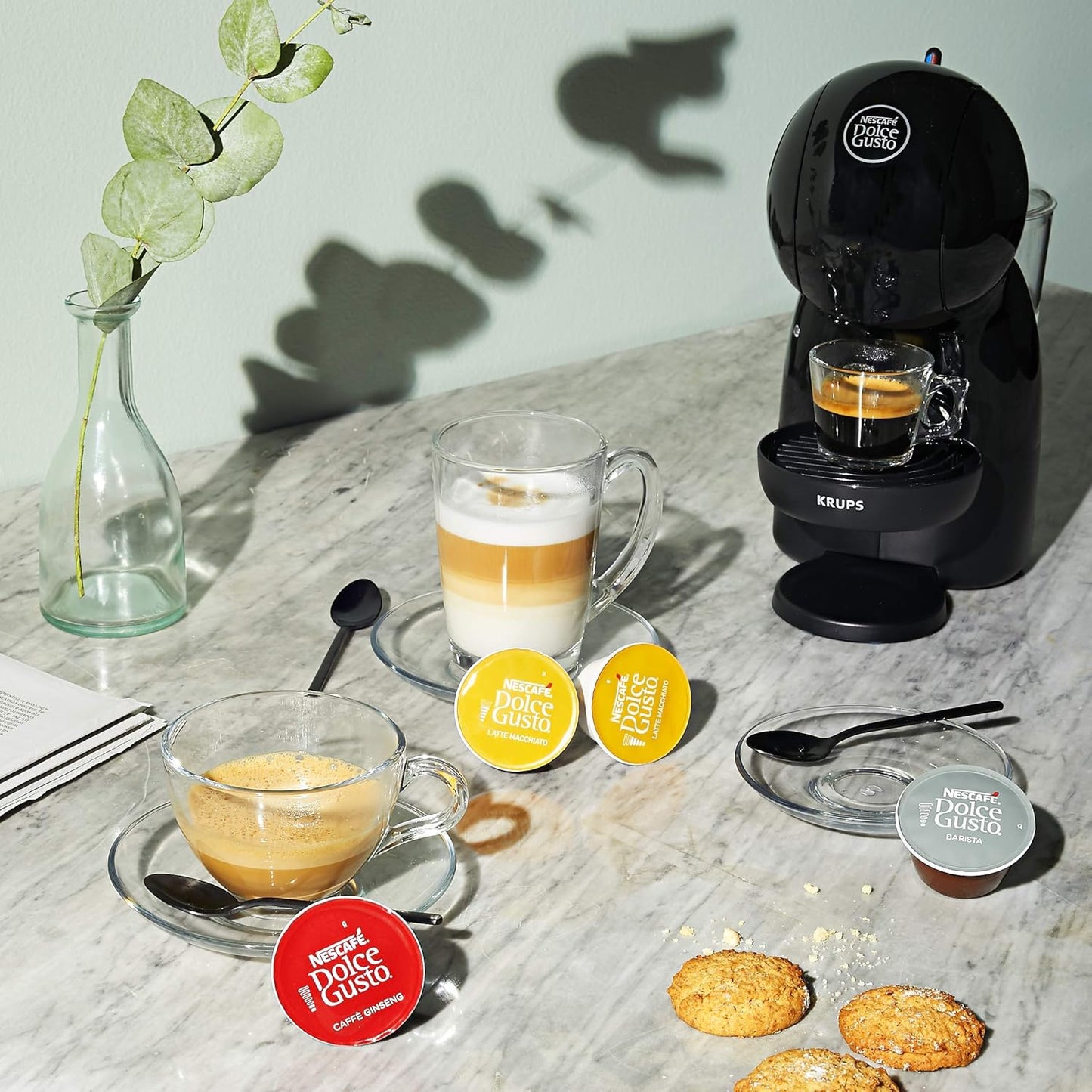 Machine à café automatique Nescafé Dolce Gusto XS, Plus 100 capsules ☕️😍