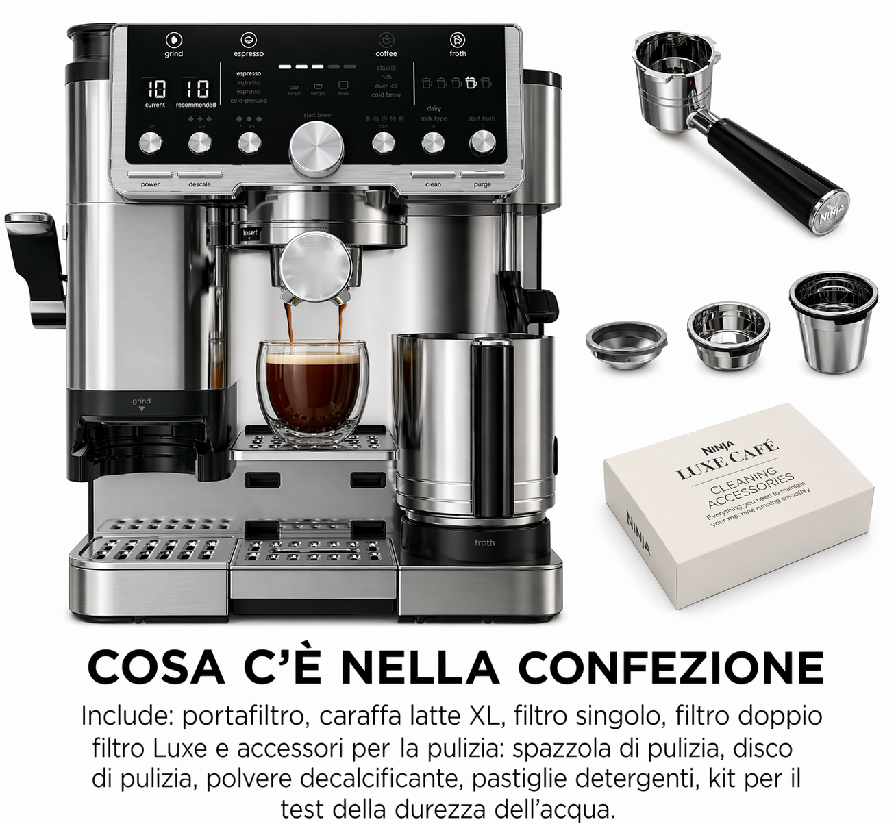 Macchina da Caffè Luxe Café Pro Series con Macinacaffè e Montalatte ☕️😍😍