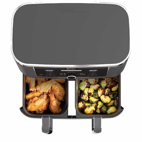 🔥 Friteuse à Air de 9.5L - 12.5L Litres à Double Panier 🍤 (Grande Capacité)