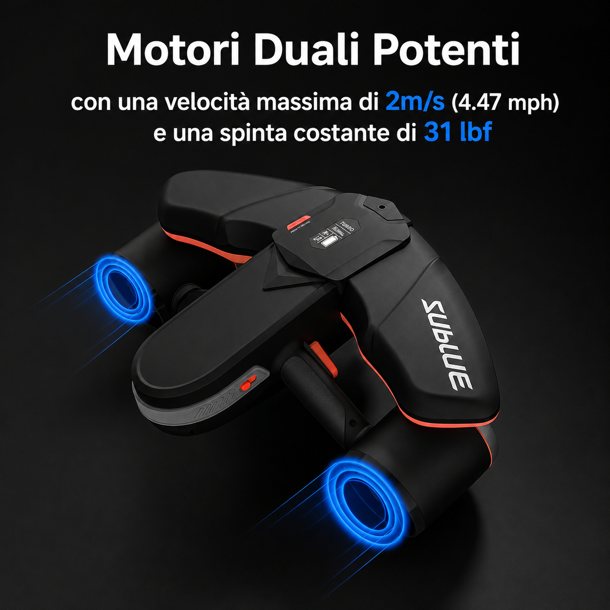 Scooter elettrico subacqueo 🛥️