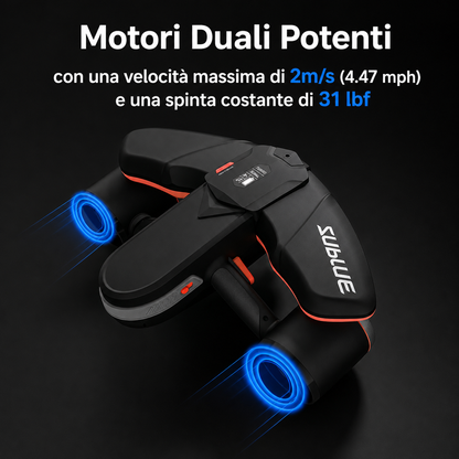 Scooter elettrico subacqueo 🛥️