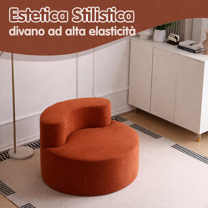 Divano Compatto in Memory Foam – Moderno, Senza Montaggio, per Piccoli Spazi