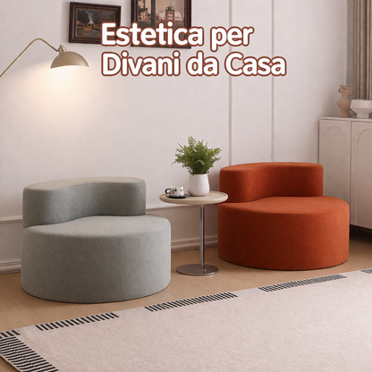 Divano Compatto in Memory Foam – Moderno, Senza Montaggio, per Piccoli Spazi