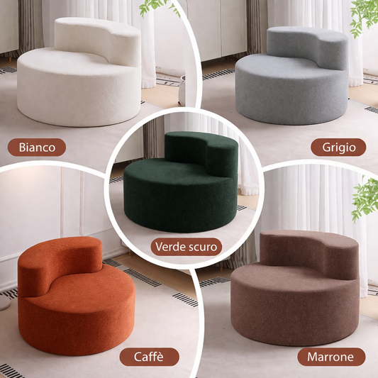 Divano Compatto in Memory Foam – Moderno, Senza Montaggio, per Piccoli Spazi