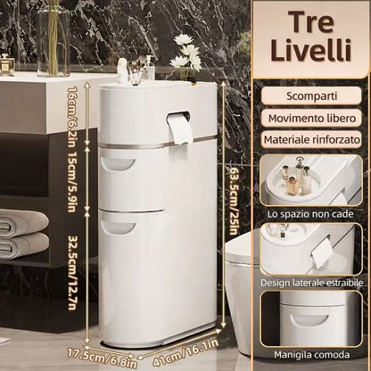 Mobiletto Organizer Multiuso con Cassetti