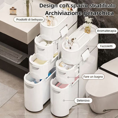 Mobiletto Organizer Multiuso con Cassetti