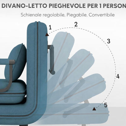 Poltrona Letto Singolo Regolabile 💺 💺