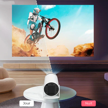 Mini Projecteur Ciné 4K | Écran Géant, 130 pouces