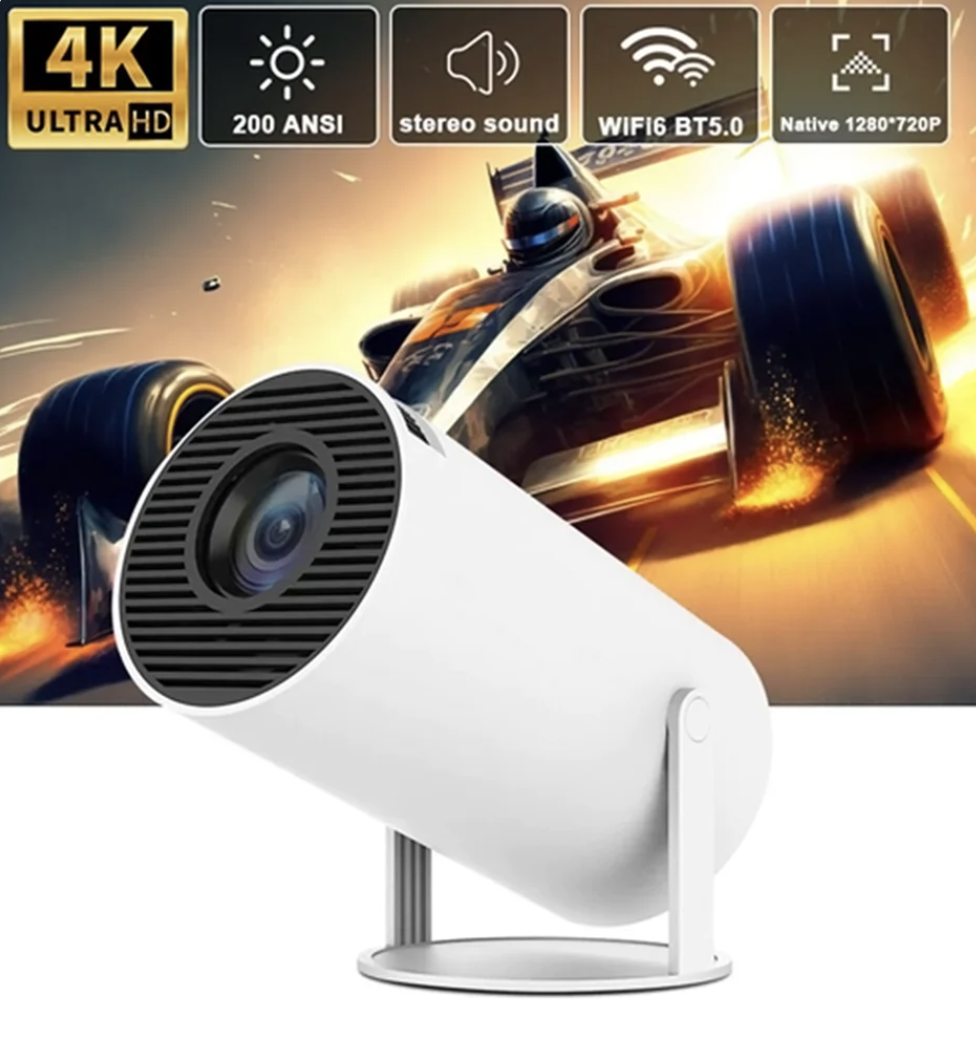 Mini Projecteur Ciné 4K | Écran Géant, 130 pouces