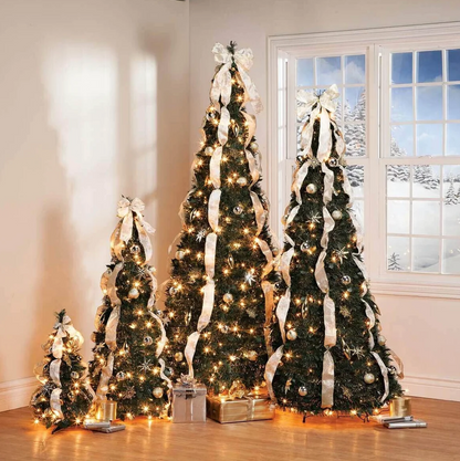 Sapin de Noël pré-décoré – Montez-le en 60 secondes 🎅
