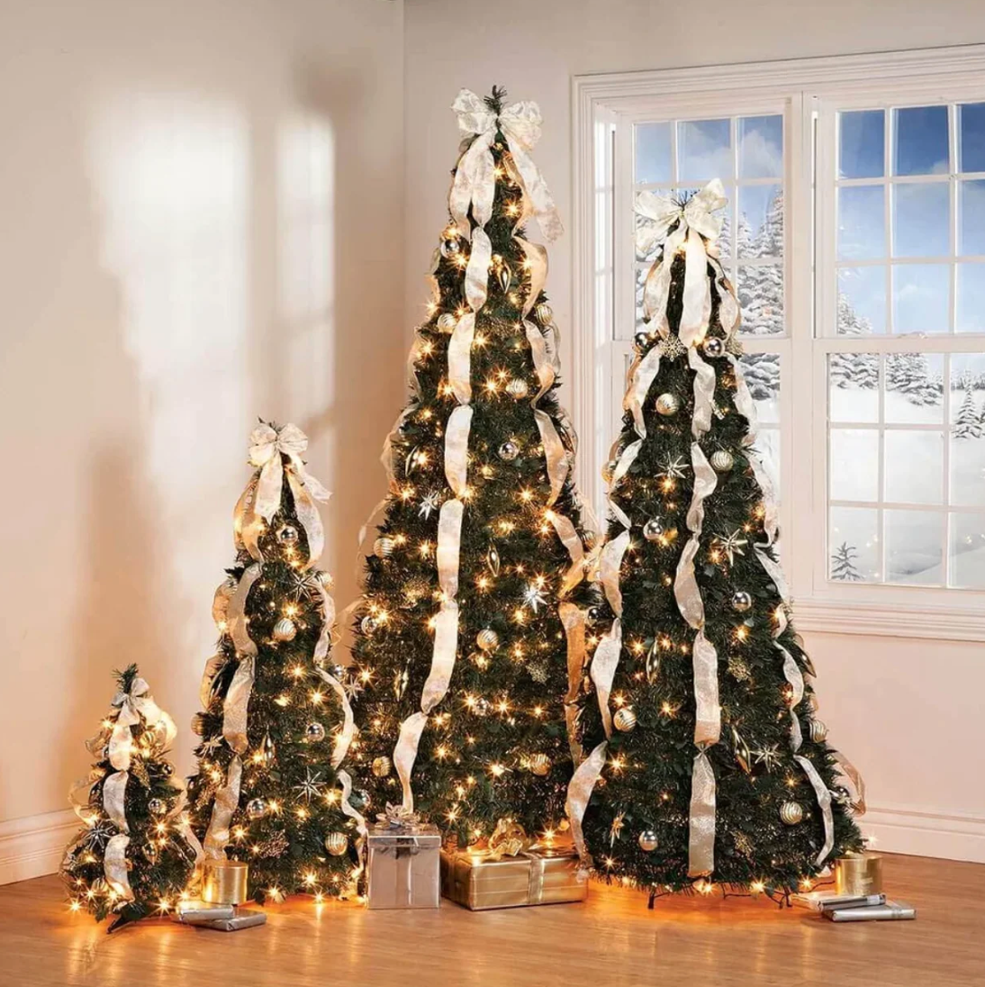 Sapin de Noël pré-décoré – Montage en 60 secondes 😍🎄🎄