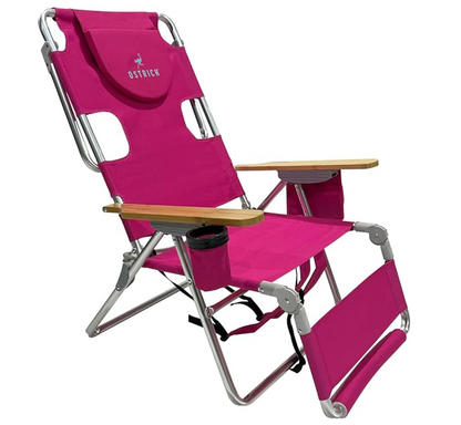 Sedia da spiaggia reclinabile portatile 3 in 1 con borsa termica 🎁