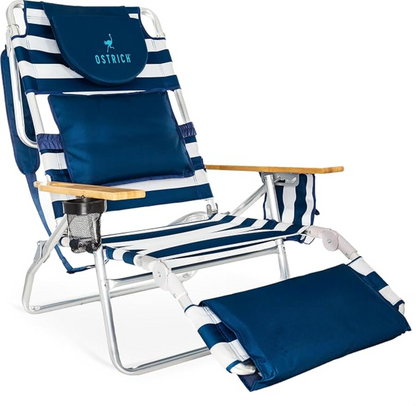 Sedia da spiaggia reclinabile portatile 3 in 1 con borsa termica 💺☀️