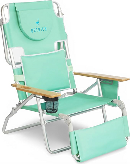 Sedia da spiaggia reclinabile portatile 3 in 1 con borsa termica 💺☀️