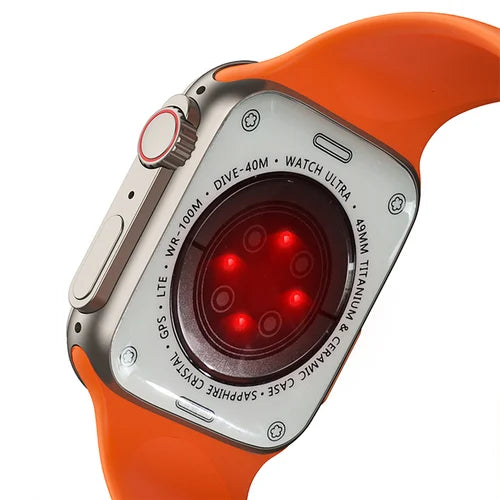 Montre intelligente série Ultra 49 mm, 2,2 pouces, montres de fitness pour femmes et hommes, modes d'exercice, applications de suivi du sommeil, montre résistante à l'eau pour iOS et Android