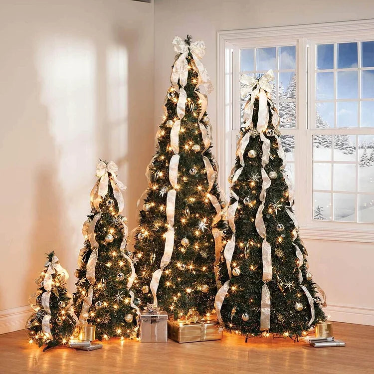 Sapin de Noël pré-décoré – Montage en 60 secondes 🎁🎄🎄