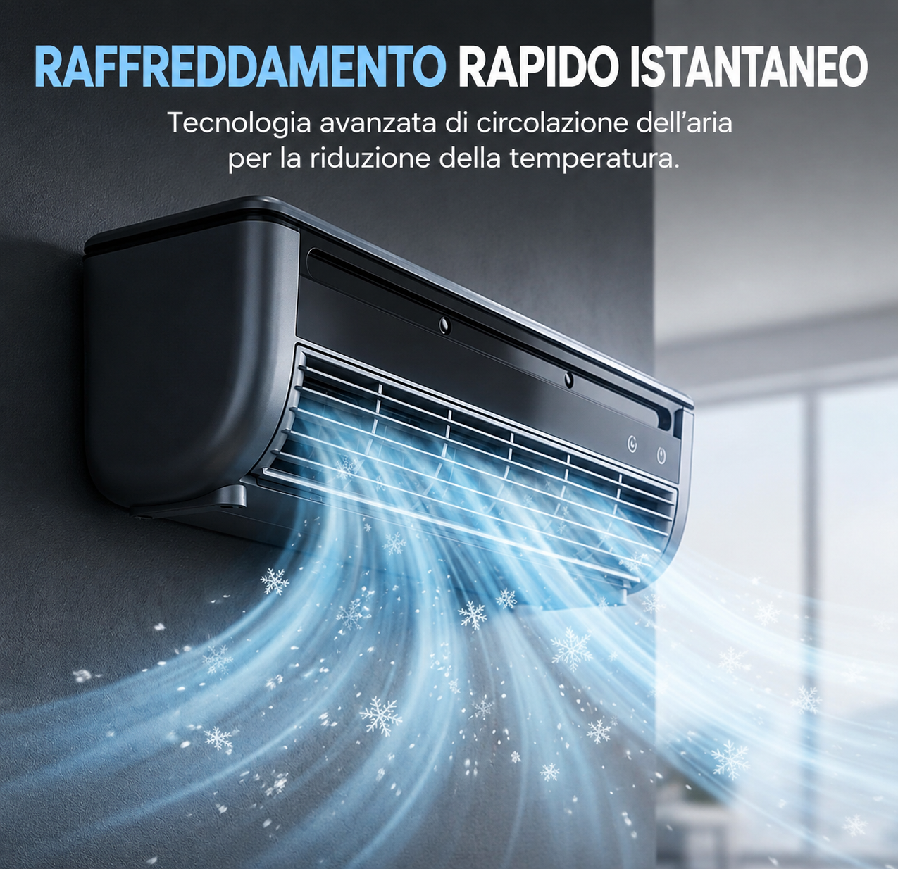 Ventilatore IceBox 2-in-1 con Nebulizzazione – Freschezza Istantanea Ovunque ❄️❄️