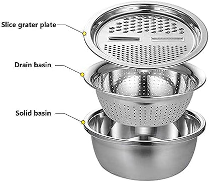 BASSIN MULTIFONCTIONNEL EN ACIER INOXYDABLE