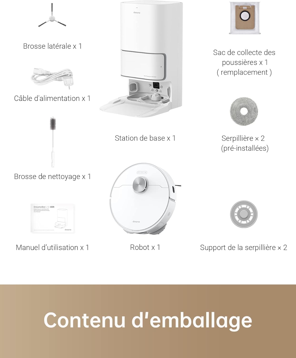 Aspirateur (Robot) automatique intelligent 3 en 1 pour la maison 🤖👌